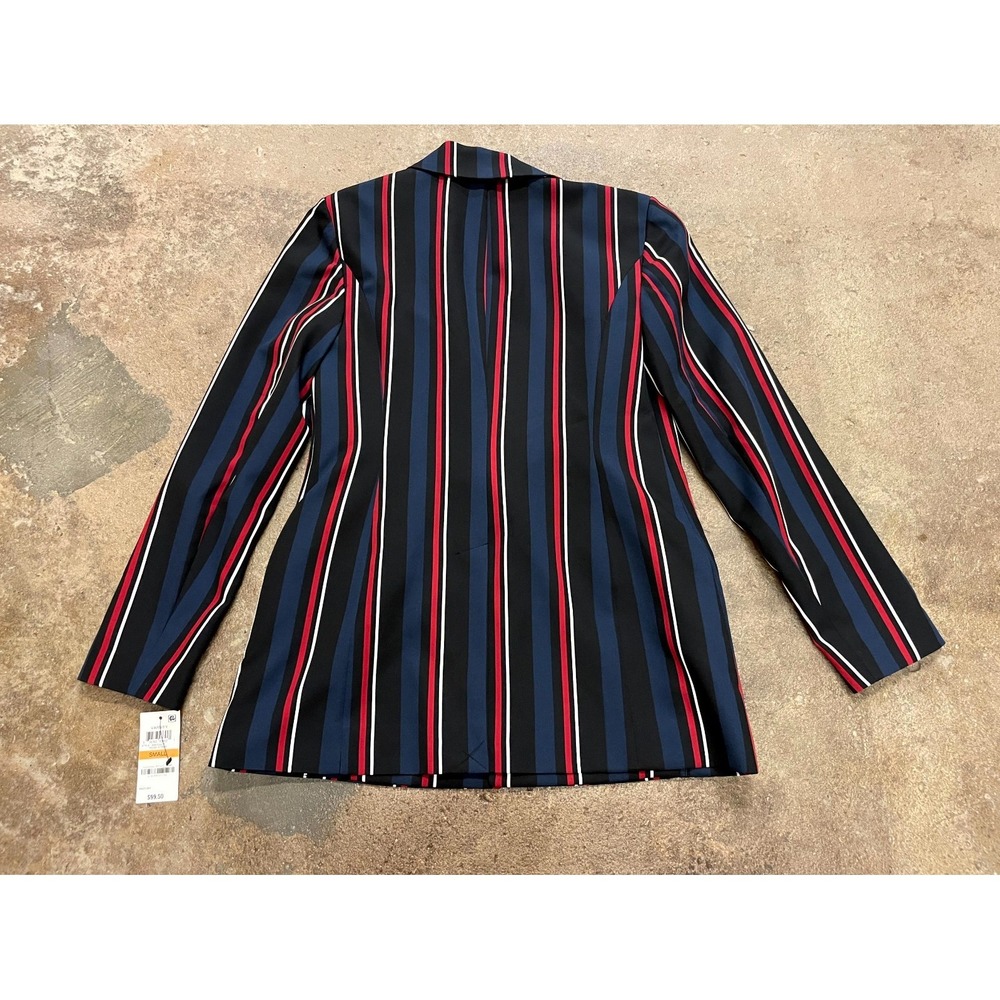 INC‎ International Concepts Blazer Jacket Womens Small Multicolor Posh Stripe - Picture 11 of 16
